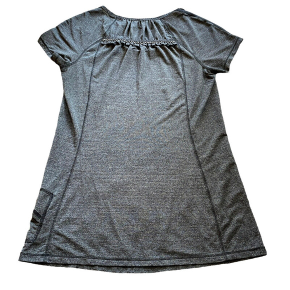 Lululemon Run Wild Short Sleeve Tech Shirt Reflective Gray Sz 4 Run Gym - Picture 2 of 6